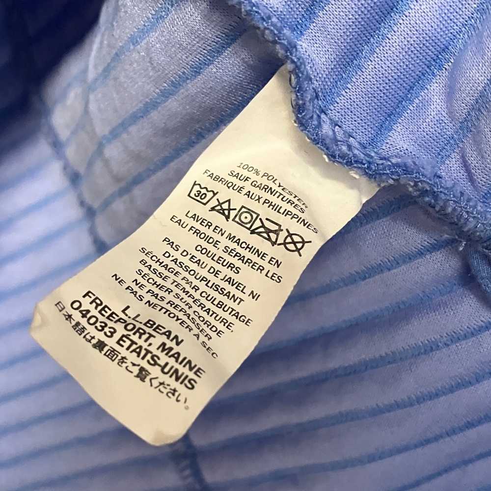 L.L. Bean Light Blue Ribbed Vest - Picture 5 of 5